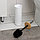 Комплект для туалета «Бамбук», d=9,2 см, h=37,2 см, цвет белый, фото 2