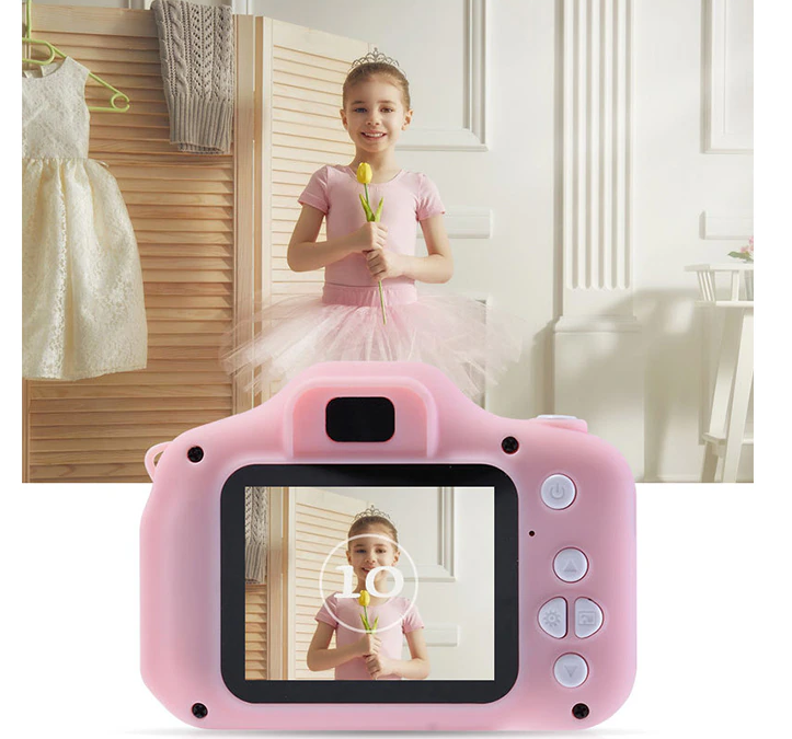 Детский цифровой мини фотоаппарат Summer Vacation (фото, видео, 5 встроенных игр) - фото 2 - id-p111522734