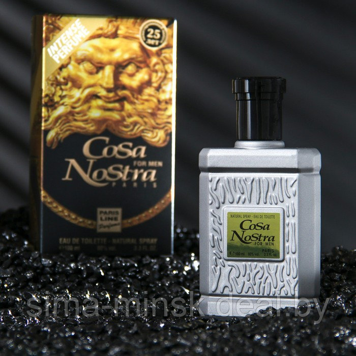 Туалетная вода мужская Cosa Nostra Intense Perfume, 100 мл - фото 1 - id-p206454315
