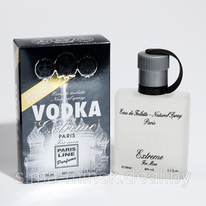 Туалетная вода мужская Vodka Extreme Intense PerfumeD, 100 мл - фото 2 - id-p206454316