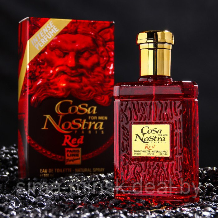 Туалетная вода мужская Cosa Nostra Red Intense Perfume, 100 мл - фото 1 - id-p206454321