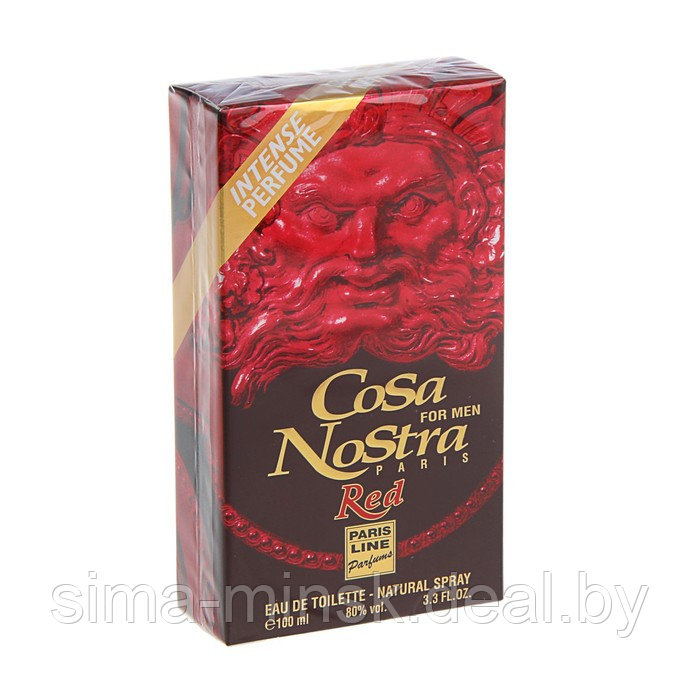 Туалетная вода мужская Cosa Nostra Red Intense Perfume, 100 мл - фото 2 - id-p206454321