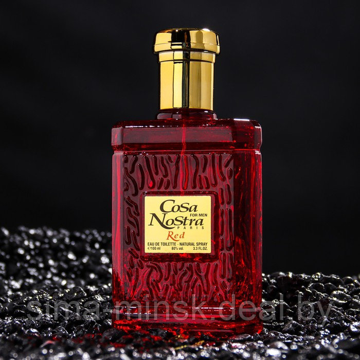 Туалетная вода мужская Cosa Nostra Red Intense Perfume, 100 мл - фото 4 - id-p206454321