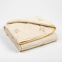 Одеяло Адамас облегчённое Овечья шерсть, размер 110х140±5 см, 200 г/м²