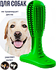 Зубная щетка для животных Toothbrush (размер L) / Игрушка - кусалка зубочистка для крупных пород, фото 10