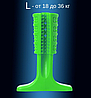 Зубная щетка для животных Toothbrush (размер L) / Игрушка - кусалка зубочистка для крупных пород, фото 3