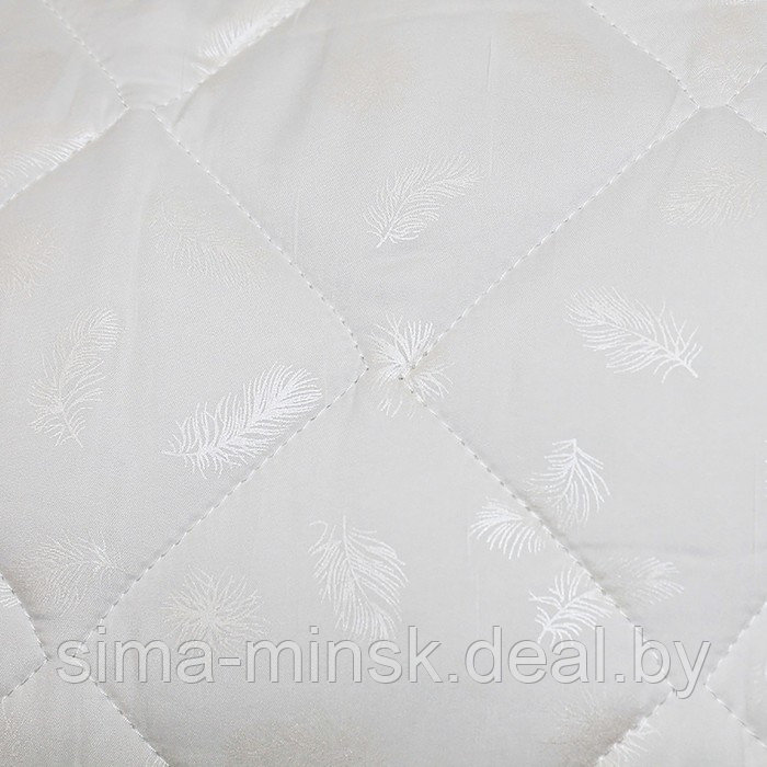 Одеяло облегченное Лебяжий пух 172х205 см, полиэфирное волокно 200гр, пэ - фото 2 - id-p206442923