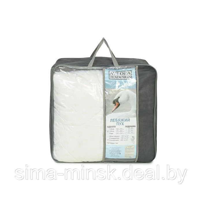 Одеяло «Лебяжий пух», размер 175x205 см, тик, 400 гр, цвет МИКС - фото 2 - id-p206443075
