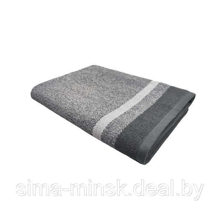 Полотенце махровое Brilon, размер 50х90 см, цвет тёмно-серый - фото 1 - id-p206437650