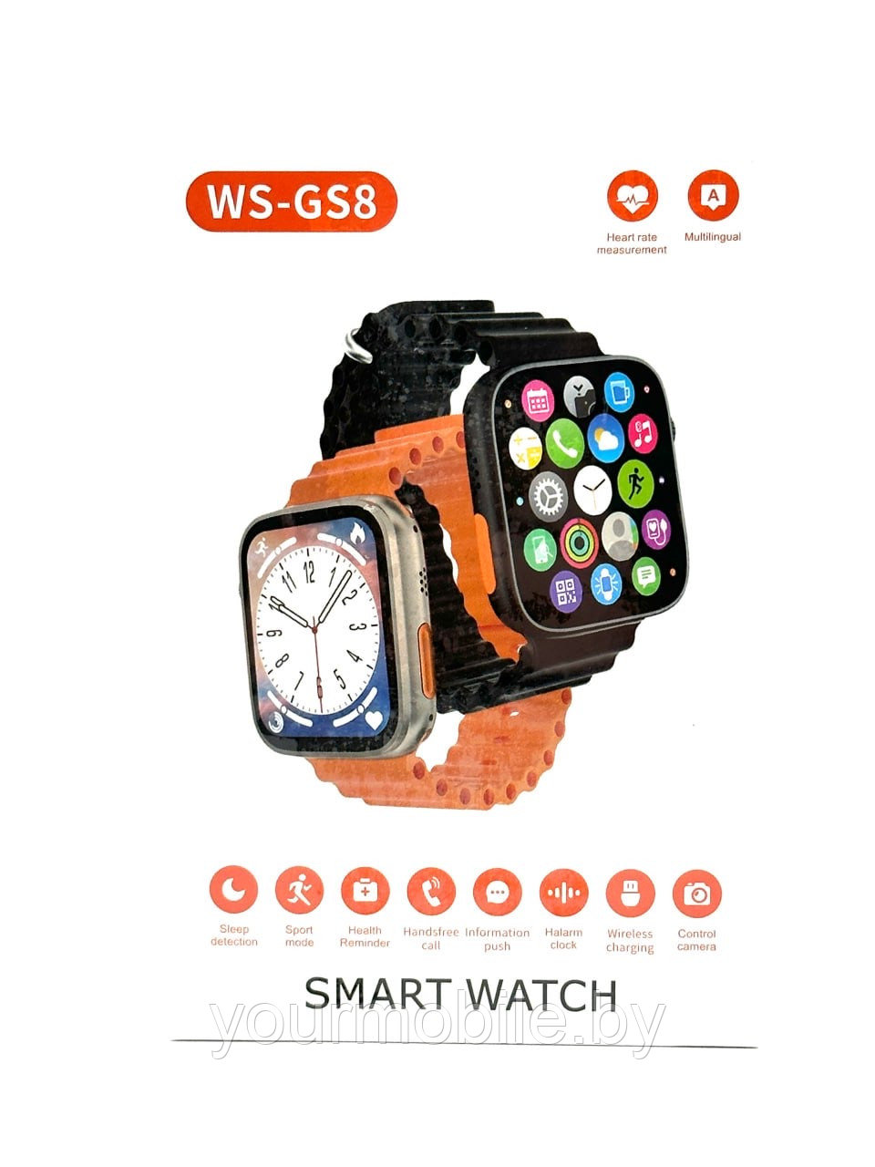 Умные Смарт часы WS-GS8 (Smart Watch) (копия Watch Ultra)