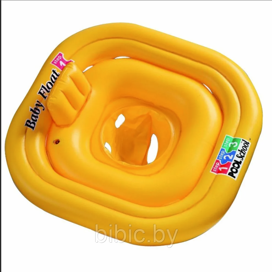 Детский надувной круг ходунки для плавания с трусиками Intex Deluxe Baby Float 56587 для купания детей интекс - фото 3 - id-p206454526