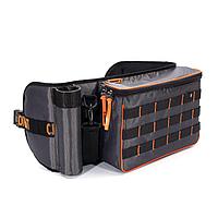 Сумка рыболовная поясная "СЛЕДОПЫТ" Fishing Belt Bag, 74х22х10 см, цв. серый + 2 коробки Luno 20/6/2/