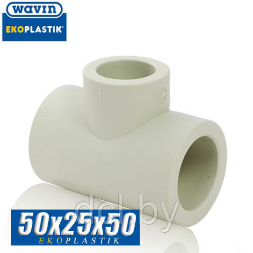 Тройник переходной 50x25x50 Wavin Ekoplastik