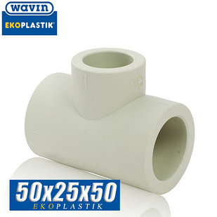 Тройник переходной 50x25x50 Wavin Ekoplastik