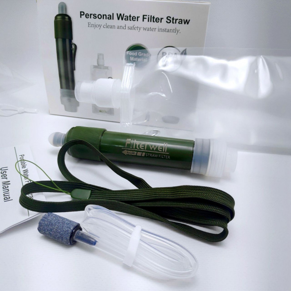 Походный фильтр для очистки воды Filter Straw / Портативный туристический фильтр - фото 8 - id-p206455420