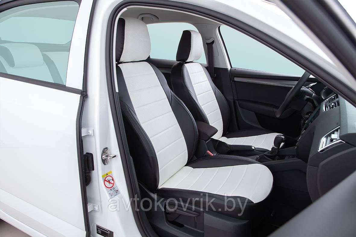 Чехлы из экокожи для Volkswagen Polo VI 40/60 2020-н.в. - фото 6 - id-p206455432