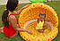 Детский надувной бассейн Ананас круглый, интекс intex 58414NP плавательный для купания детей малышей от 1 года, фото 2