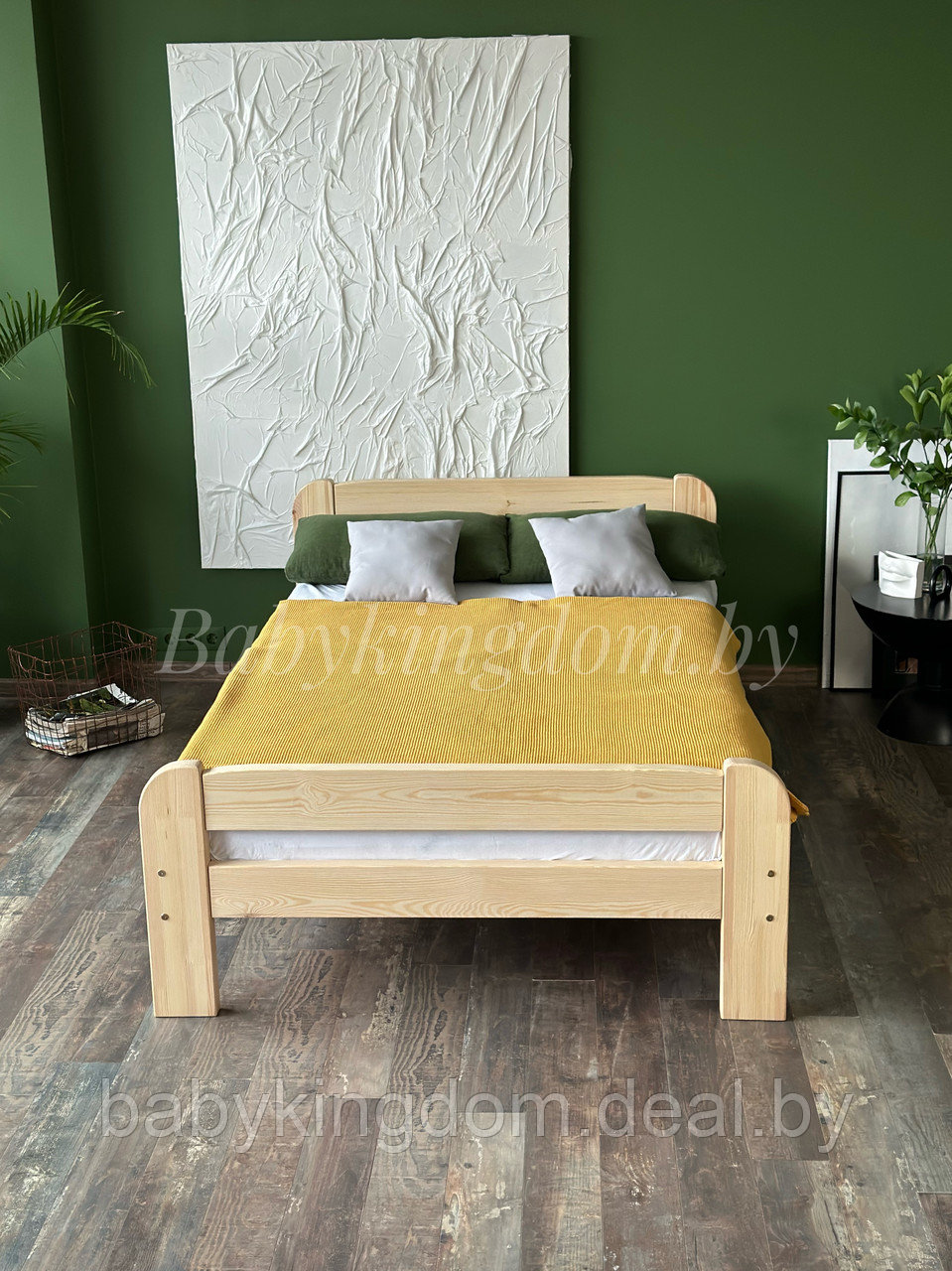Двуспальная  кровать "Бодо" 160х200(лак)