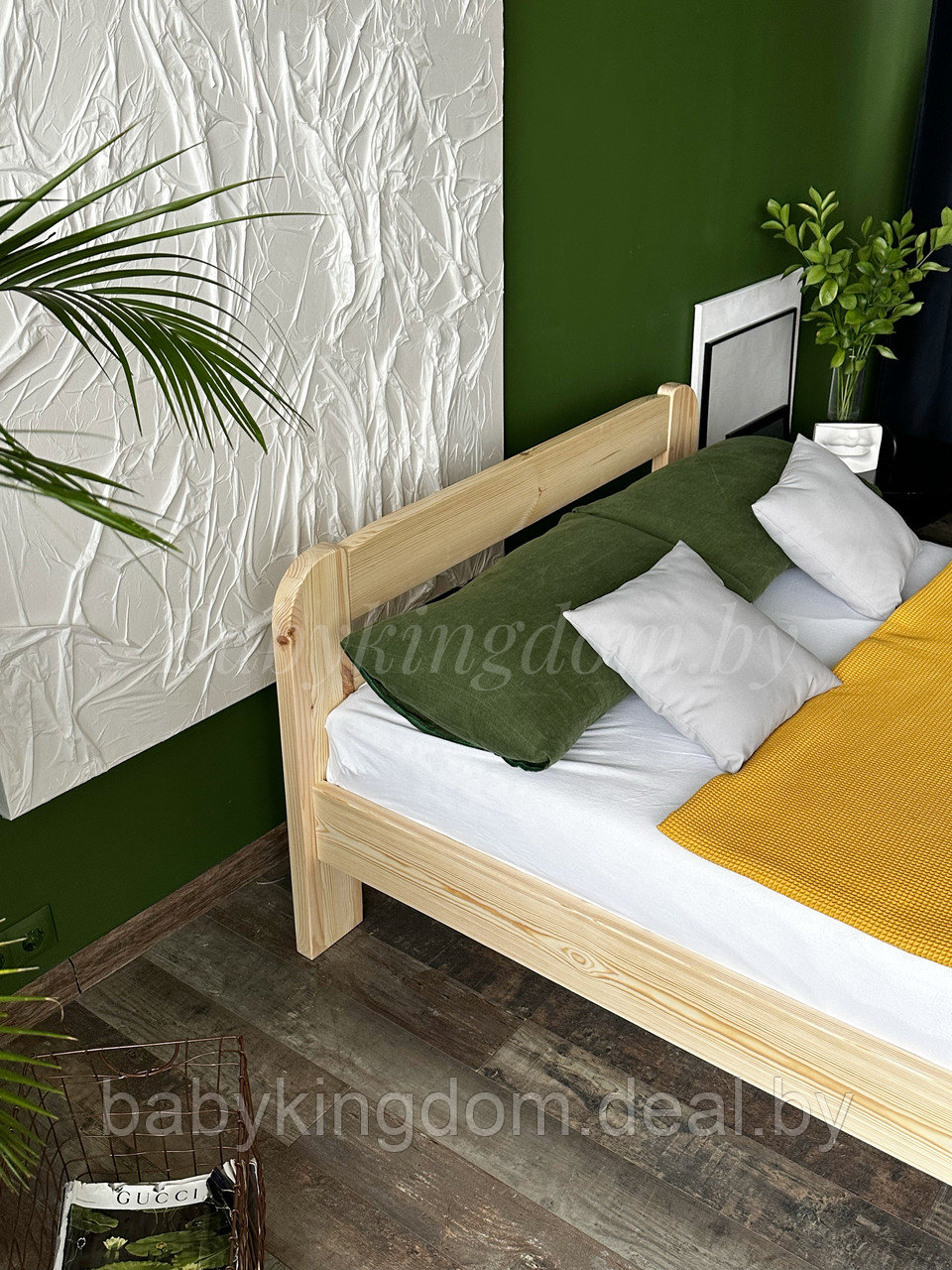 Двуспальная кровать "Бодо" 160х200(лак) - фото 5 - id-p192980357