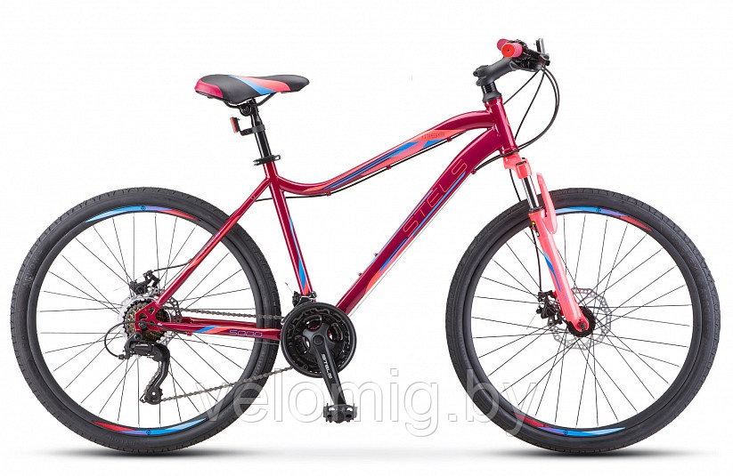 Велосипед горный Stels Miss 5000 MD 26"V020 (2023) Серебристо-салатовый. - фото 3 - id-p148139844