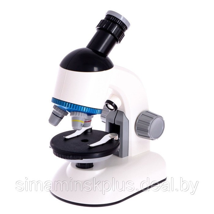 Микроскоп детский «Набор биолога в чемодане» кратность х40, х100, х640, подсветка, цвет белый - фото 2 - id-p206456244