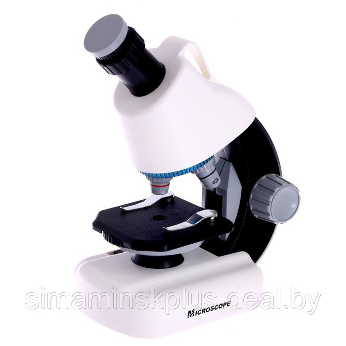 Микроскоп детский «Набор биолога в чемодане» кратность х40, х100, х640, подсветка, цвет белый - фото 2 - id-p206456245