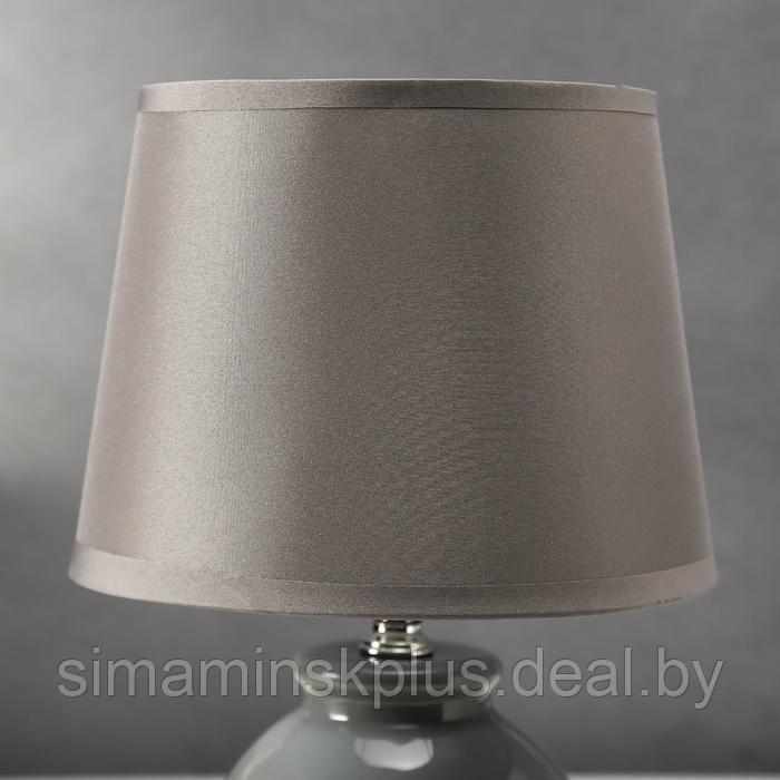 Лампа настольная 16144/1BL E14 40Вт серый 17,5х17,5х27 см - фото 5 - id-p206458026