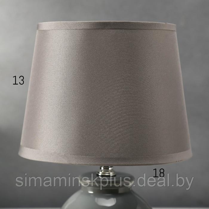 Лампа настольная 16144/1BL E14 40Вт серый 17,5х17,5х27 см - фото 7 - id-p206458026