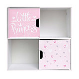 Стеллаж с дверцами Little Princess, 60 × 60 см, цвет белый, фото 5