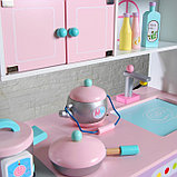 Игровой набор, кухонный модуль «Домик» деревянная посуда в наборе, фото 7