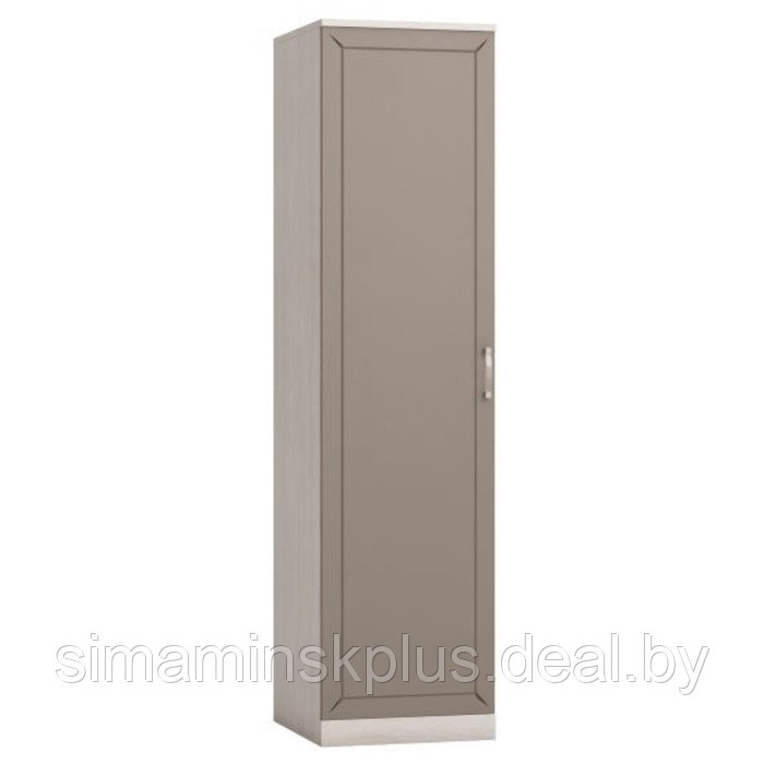 Пенал для одежды «Босфор», 504×532×1998 мм, 1 дверь, ясень анкор светлый / глиняный серый - фото 1 - id-p206457528