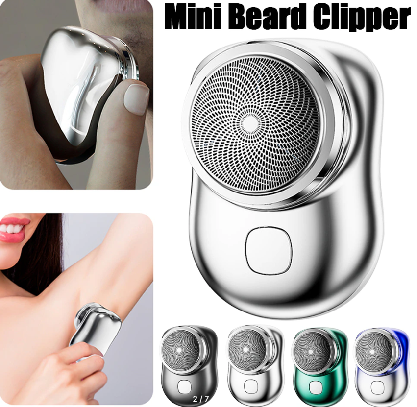 Портативная дорожная мини электробритва Mini Shaver P10 (USB зарядка) - фото 4 - id-p206460499