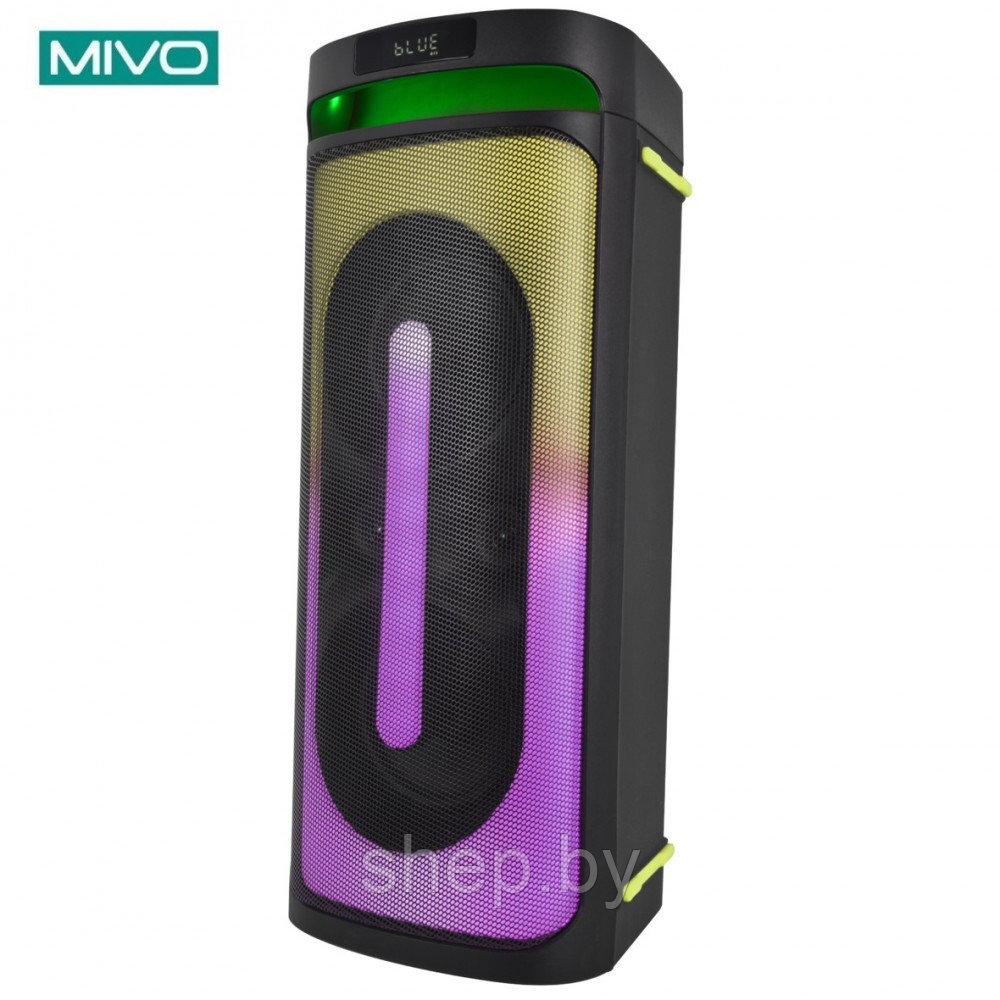 Мощная караоке колонка MIVO MD-652 100Вт FM/Bluetooth/USB/SD/AUX/ Пульт / Беспроводной микрофон NEW !!! - фото 1 - id-p206460524