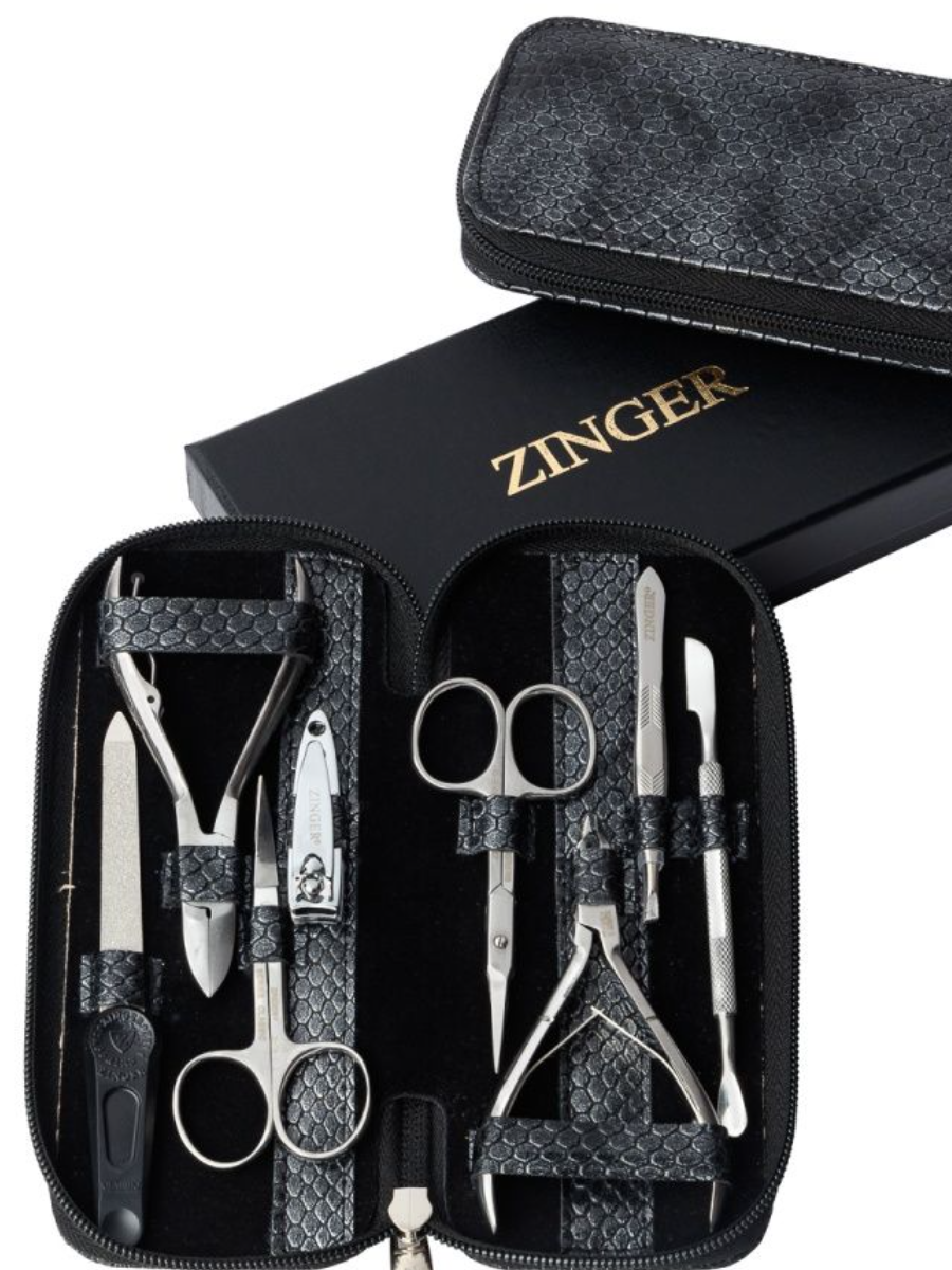 Маникюрный набор Zinger 7106 S (8 предметов) ЧЕШУЙКИ - фото 1 - id-p206460575
