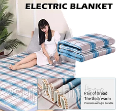 Электроодеяло с подогревом Electric Under blanket 1500 mm x 700 mm (2 режима обогрева, пульт управления)