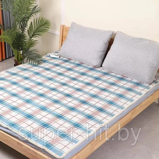 Электроодеяло с подогревом Electric Under blanket 1500 mm x 700 mm (2 режима обогрева, пульт управления) - фото 4 - id-p206461424