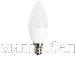 Лампа светодиодная C37 СВЕЧА 8Вт PLED-LX 220-240В Е14 5000К JAZZWAY (60 Вт  аналог лампы накаливания,
