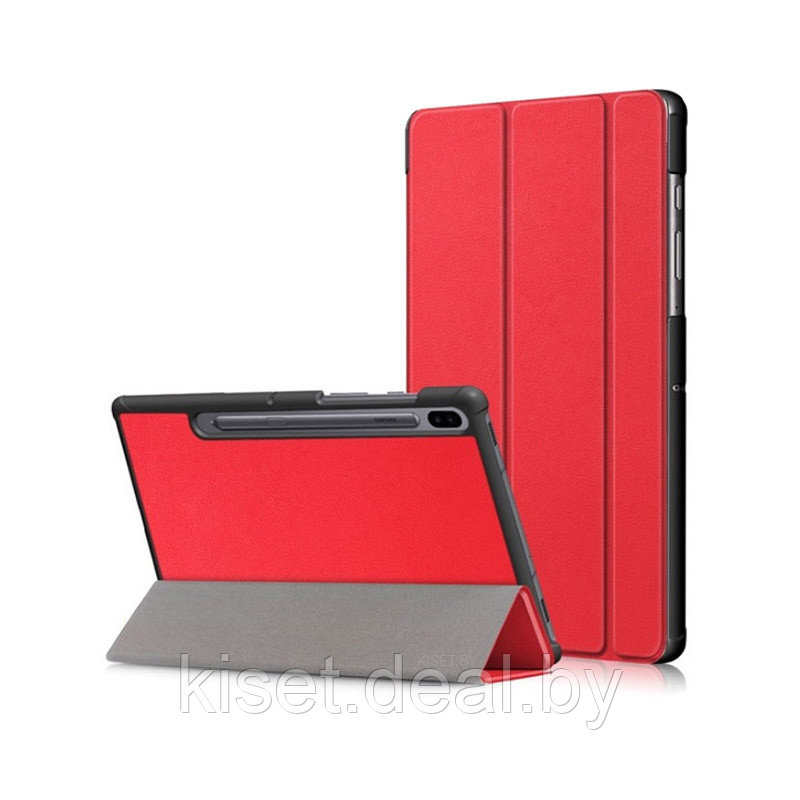 Чехол-книжка KST Smart Case для Samsung Galaxy Tab S6 10.5 (SM-T860/T865) красный - фото 1 - id-p206462797