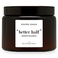 Свеча ароматическая The Olphactory, Groom cologne, 72 ч