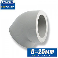 Угол d25x45° Wavin Ekoplastik