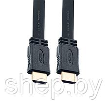 Кабель Perfeo (H1302) HDMI A вилка - HDMI A вилка, плоский, ver.1.4 / 2 метра
