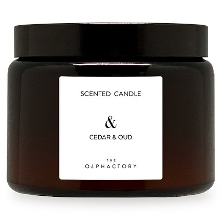 Свеча ароматическая The Olphactory, Cedar & Oud, 72 ч, фото 2