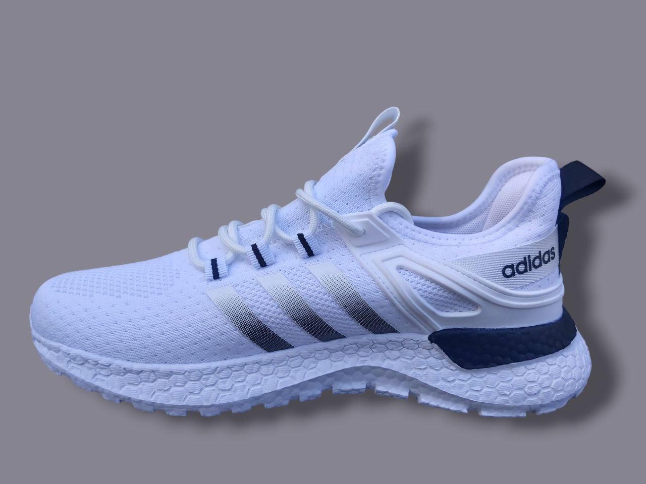 Кроссовки мужские Adidas белые - фото 3 - id-p206472644