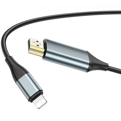 Кабель Lightning to HDMI High-definition on-screen cable 2M/1080P - фото 2 - id-p206472670