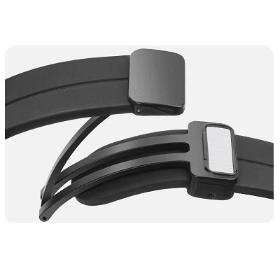 Силиконовый ремешок для часов с магнитной пряжкой черный для Apple Watch Series 49/45/44/42mm - фото 3 - id-p206472671
