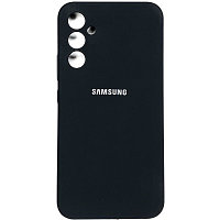 Силиконовый чехол Silicone Case черный для Samsung Galaxy A24