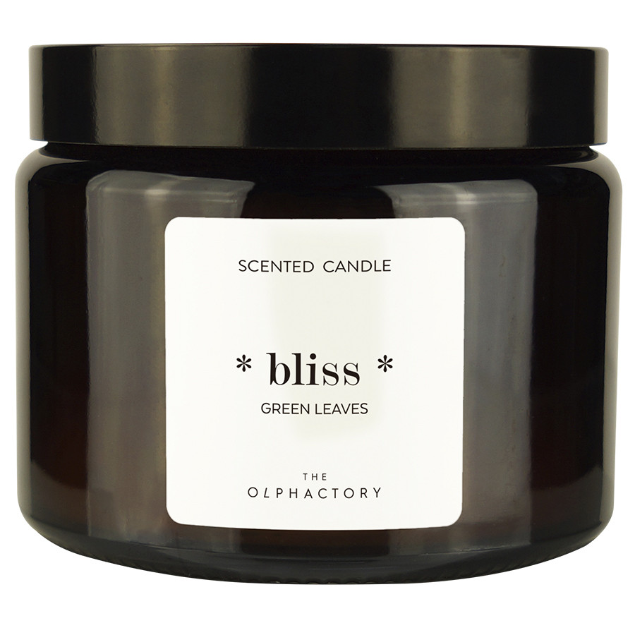 Свеча ароматическая The Olphactory, Bliss, Green Leaves, 60 ч