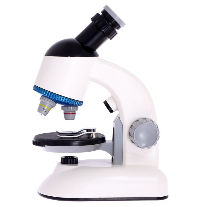 Микроскоп детский «Набор биолога в чемодане» кратность х40, х100, х640, подсветка, цвет белый - фото 3 - id-p206475952