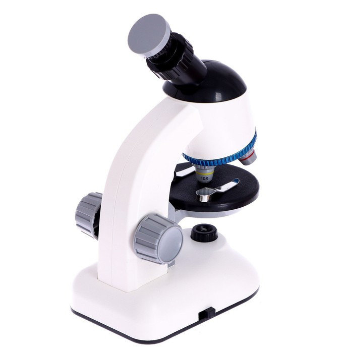 Микроскоп детский «Набор биолога в чемодане» кратность х40, х100, х640, подсветка, цвет белый - фото 5 - id-p206475952