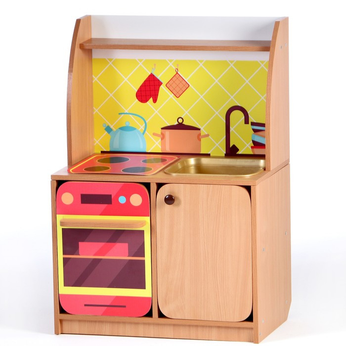 Игровой набор Кухня Машенька мойка МИКС, 684х400х1002, Цветной - фото 1 - id-p206479320
